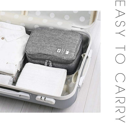 Electronics Organizer, Electronic Accessories Bag Travel Cable Organizer Three-Layer