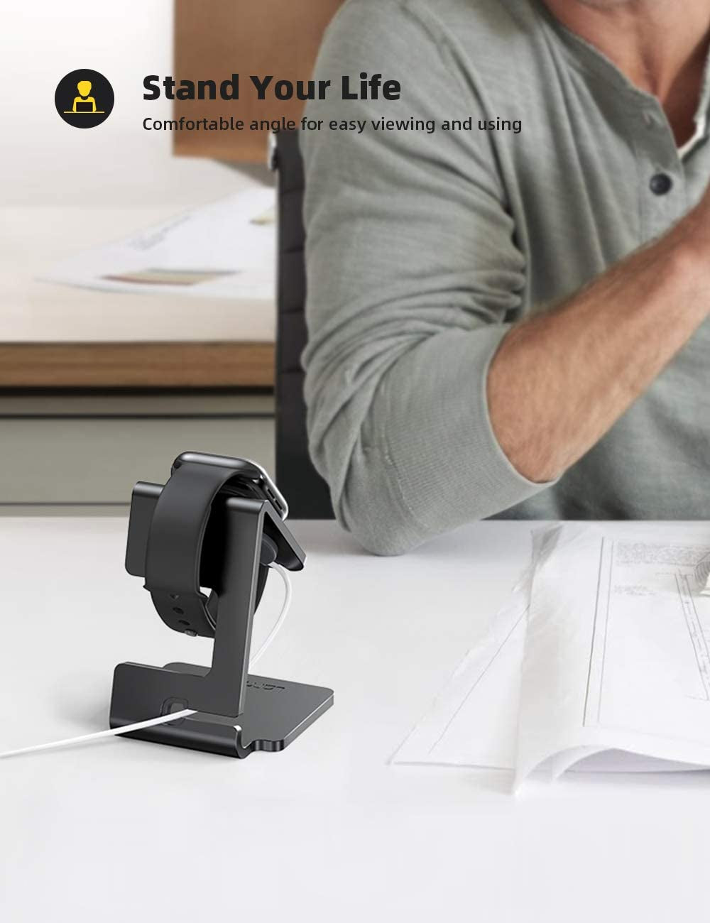 Watch Stand for Apple Watch Magnetic Fast Charger