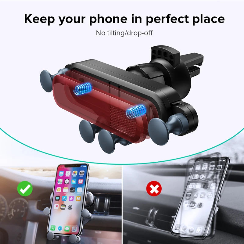  Car Phone Holder Air Vent Mount Cell Phone Holder in Car Mobile Support for Iphone 