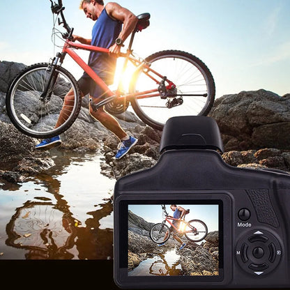 Digital Camera Vlogging Camera for Youtube 3 Inch Screen Compact Camera for Beginners Teens Photography-Black