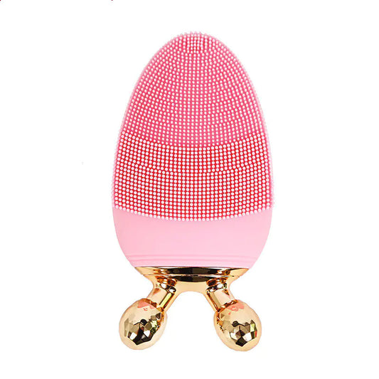 Pore Cleanser and Facial Slimming Device with Silicone