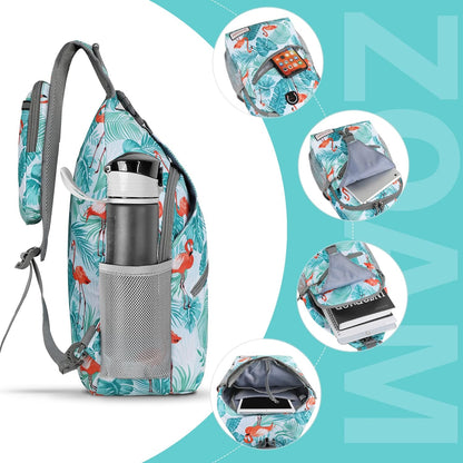 Sling Bag,Small Crossbody Sling Backpack,Water Resistant Shoulder Daypack for Travel,Anti Thief Chest Bag for Hiking