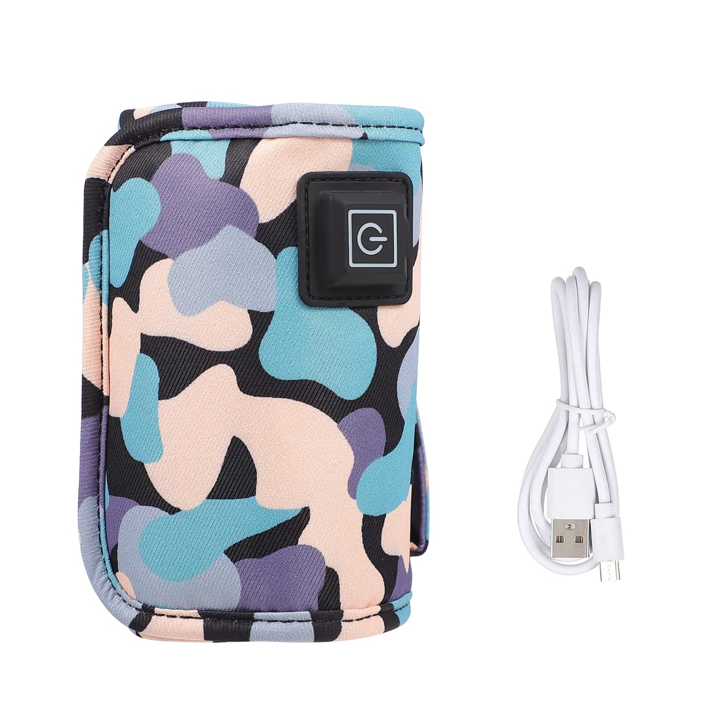 Toyvian 1Pcs US B Bottle Warmer 3 Gears Temperature Adjustable Bottle Warmer Insulated Milk Bottle Bag Portable Breastmilk Warmer Bag