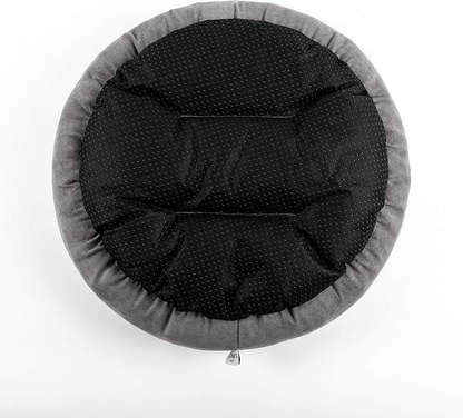 Round Donut Cat and Dog Cushion Bed, 20In Bed for Cats or Small Dogs, Anti-Slip & Water-Resistant Bottom