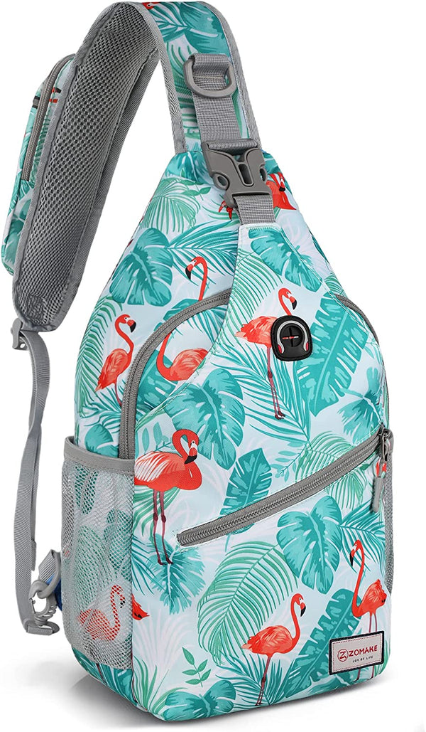 Sling Bag,Small Crossbody Sling Backpack,Water Resistant Shoulder Daypack for Travel,Anti Thief Chest Bag for Hiking