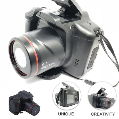 Digital Camera Vlogging Camera for Youtube 3 Inch Screen Compact Camera for Beginners Teens Photography-Black