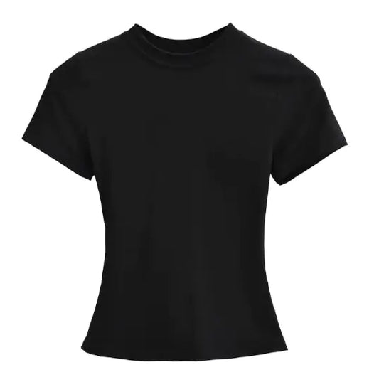 Solid Color Basic Style T-shirt