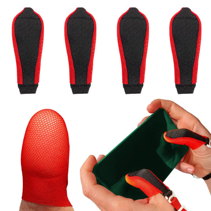 Rocket Finger 4 Finger Gaming Sleeves PUBG Mobile Thumb Gloves Finger Thimble Pack Replacement  Mobile Gaming Accessories