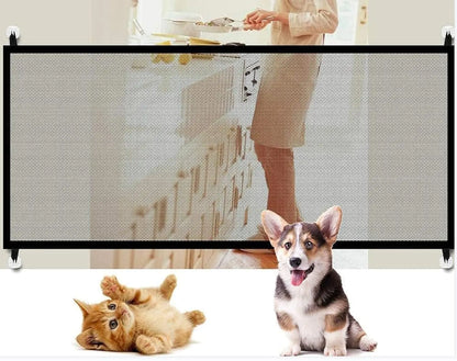 Pet Fence Isolation Fence Transparent Window Balcony Fence Pet Safety Protection，Pet Door，Dog Door，Pet RailingDog RailingDogs Screen Mesh.(71 * 28.3) Inches